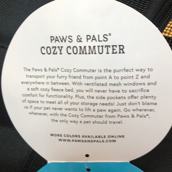 Paws & Pals Pet Carrier Airline Approved Soft-Sided Cats, dogs nwt - Picture 8 of 10